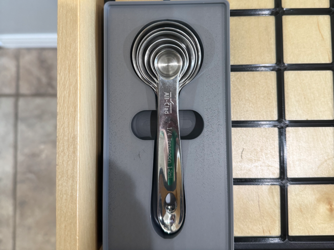 Gridfinity All-Clad Measuring Spoon Holder