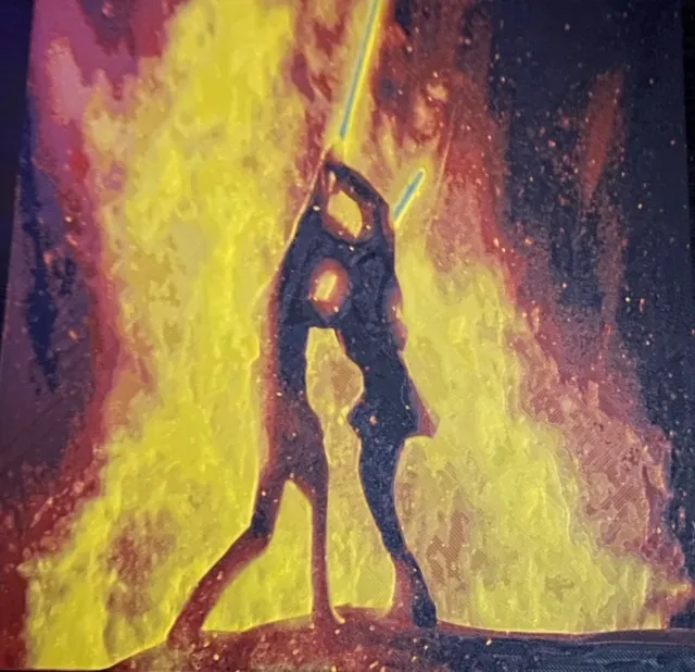 Star Wars - Battle of Mustafar Hueforge 200x200 by Nightthorn - MakerWorld