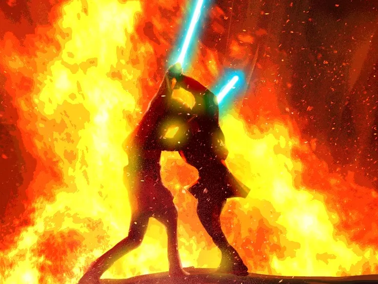 Star Wars - Battle of Mustafar Hueforge 200x200