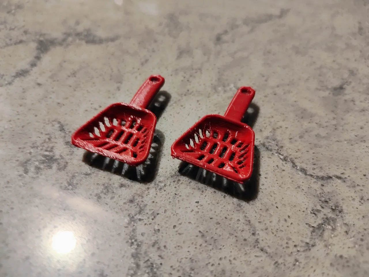 Cat Litter Scooper Earrings view 2