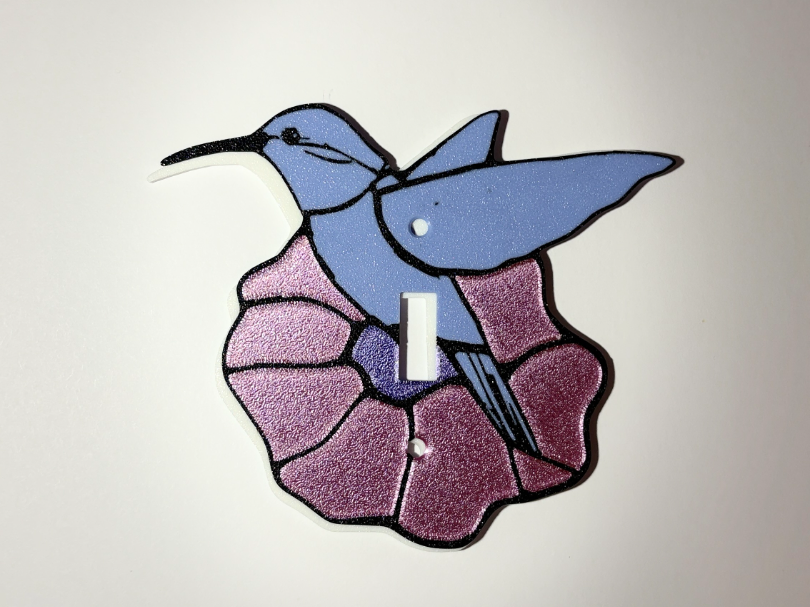 Hummingbird Light switch Cover