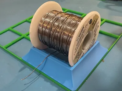 2x2 Gridfinity Solder Spool Holder