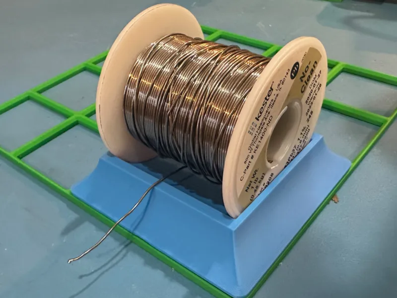 2x2 Gridfinity Solder Spool Holder