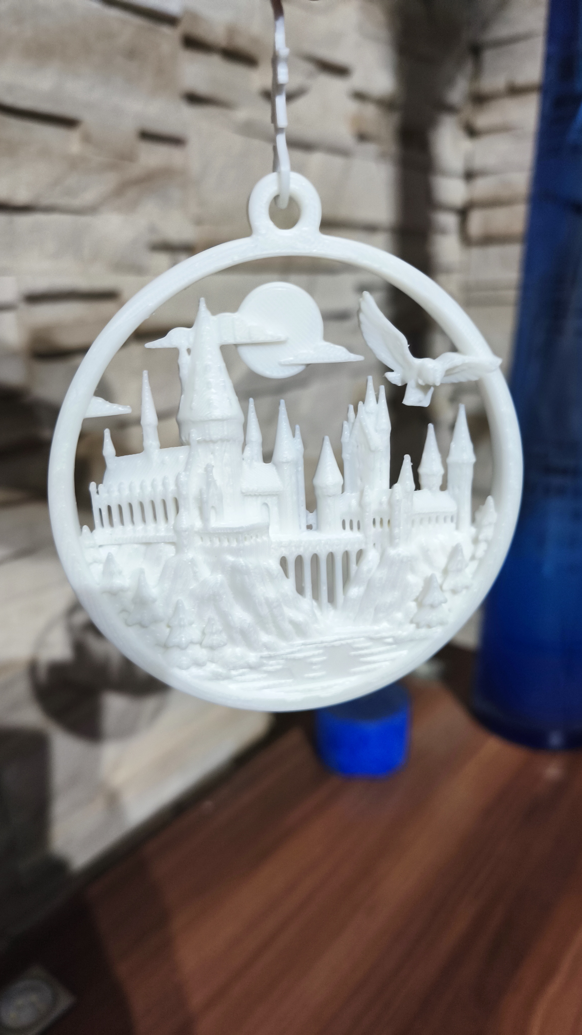 Christmas Tree Ornament Hogwarts - 1