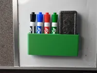 Magnetic Whiteboard Marker and Eraser Caddy