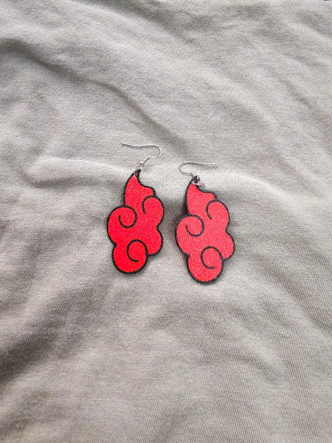 Akatsuki Cloud Earrings - Multicolor view 3