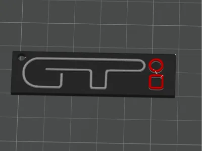 Citroën GTI keychain
