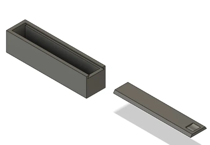 Endmill storage Box with Lid 