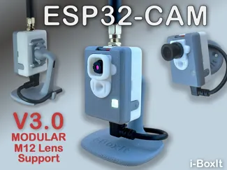 ESP32 Cam Case Kit - snap fit - ball joint