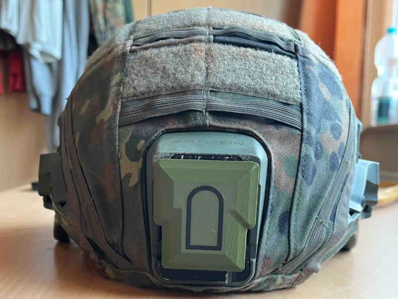 Bundeswehr Gefechtshelm Abdeckung Uffz / StUffz