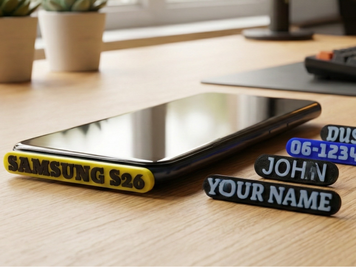 USB‑C Dust Plug With Custom Text