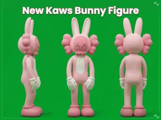 Kaws Pink Bunny Figure