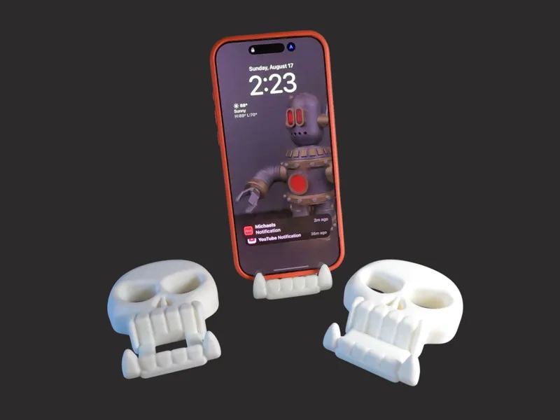 Bonehead Phone Stand