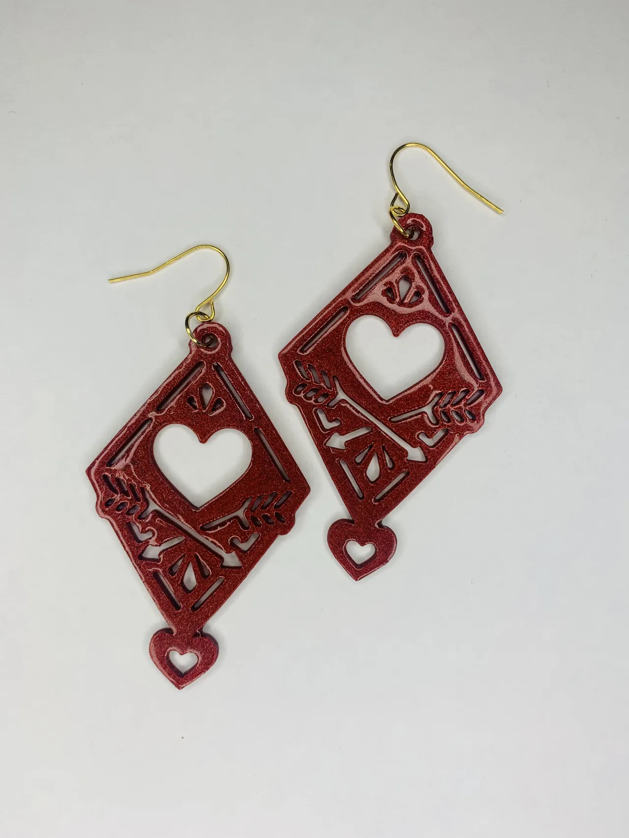 Boucles oreilles coeur b2 view 2