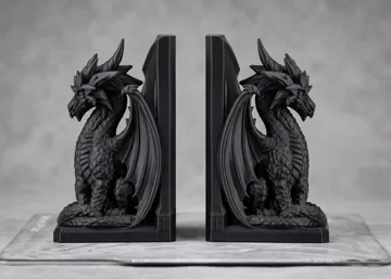 Adorno temático: Dragon Bookend — vista de referencia 3