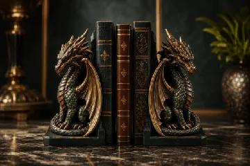 Adorno temático: Dragon Bookend — vista de referencia 4