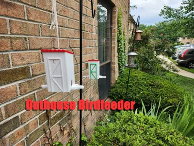 Outhouse Birdfeeder