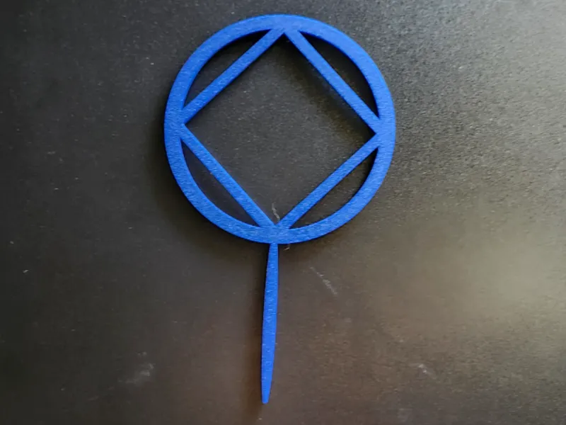 NA Symbol Cake Topper