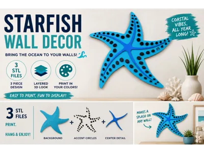 Starfish Wall Decor
