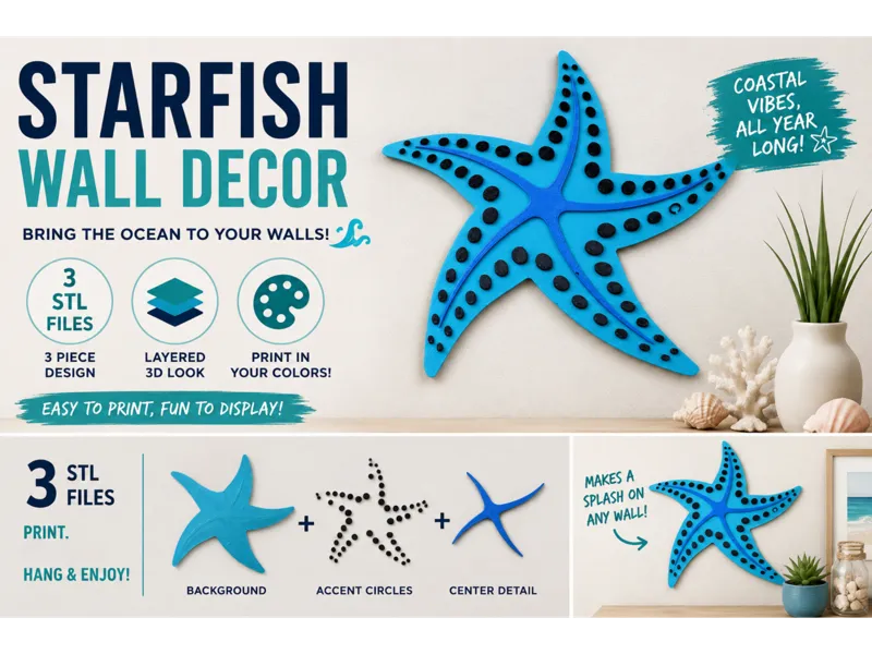 Starfish Wall Decor