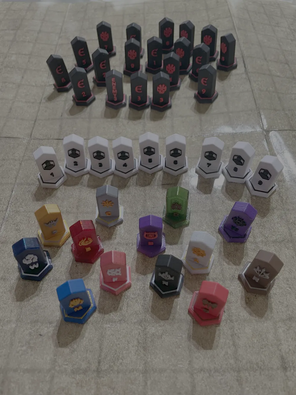 D&D Simple class/npc/enemy hex tokens - v2 by dehouse MakerWorld ...