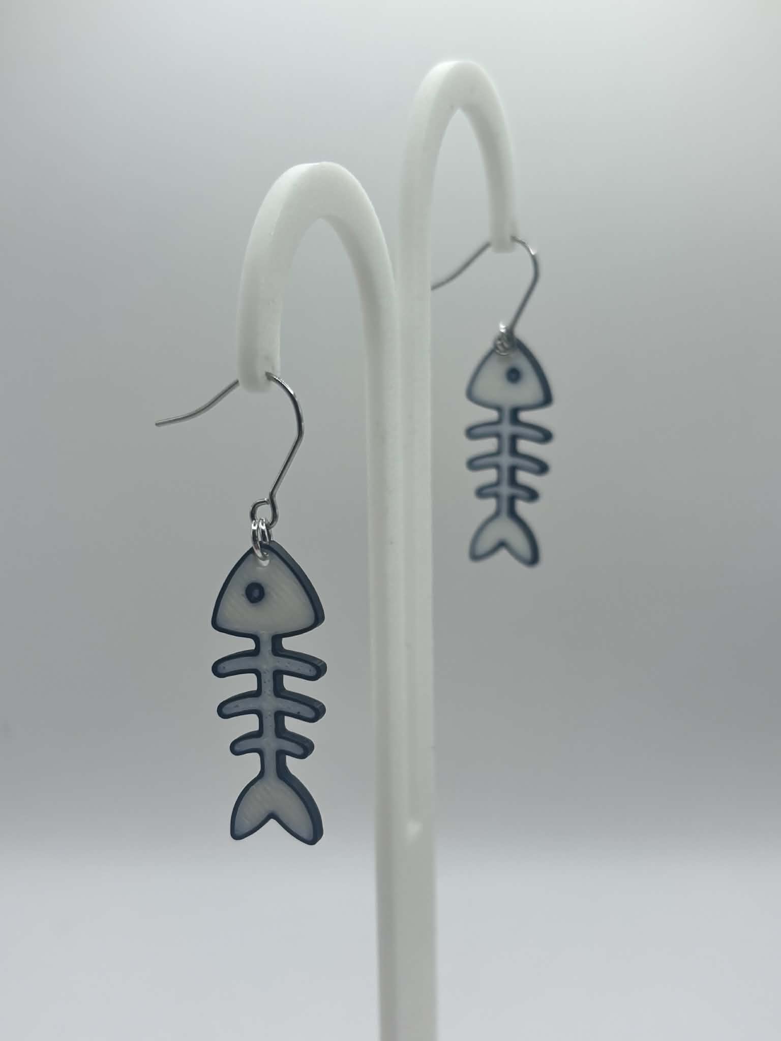 Fish Bone Earrings view 3
