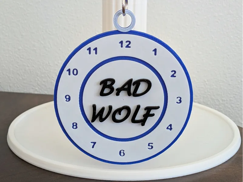 Bad Wolf Keychain