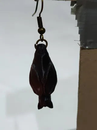 Hanging Bat earrings