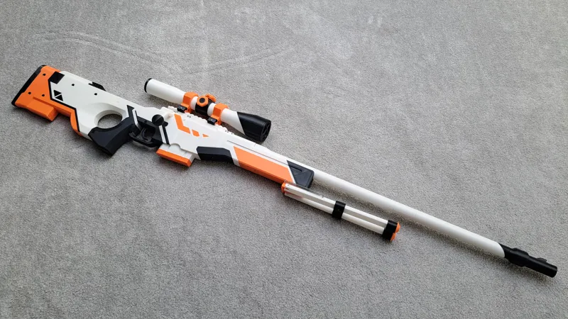 AWP Asiimov Sniper Rifle (Rubber Band Gun)