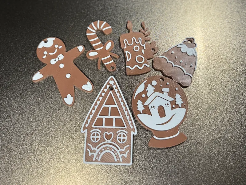 Gingerbread Christmas Ornaments