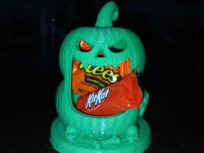 Pumpkin Treat keeper - Halloween Candy Bowl