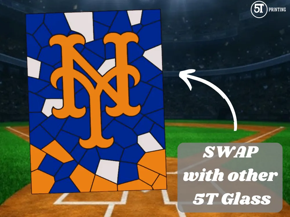 Ny Mets Rear Window Graphics New York Mets light (swappable glass) by 5T Printing MakerWorld ...