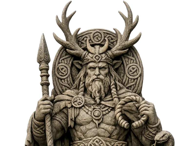 Celtic God Statue