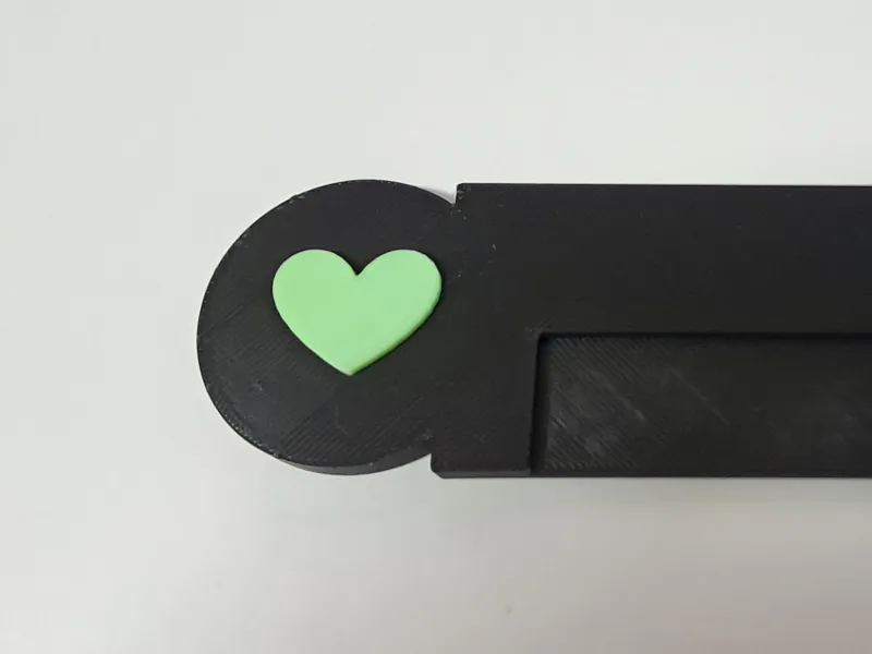 Badge coeur / Heart badge