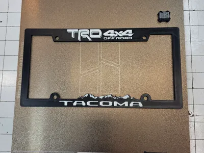 Toyota Tacoma TRD License Plate