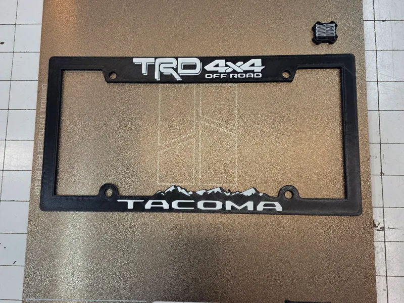 Toyota Tacoma TRD License Plate