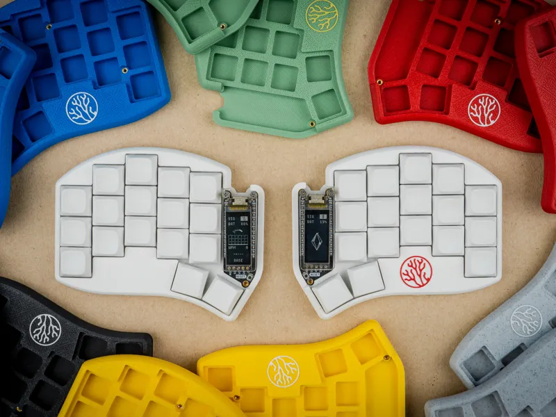 Coral Case for Urchin Keyboard