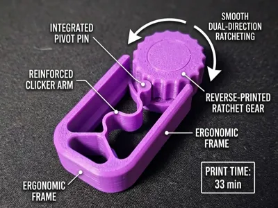 Fidget Finger Clicker – Tactile Sensory Toy
