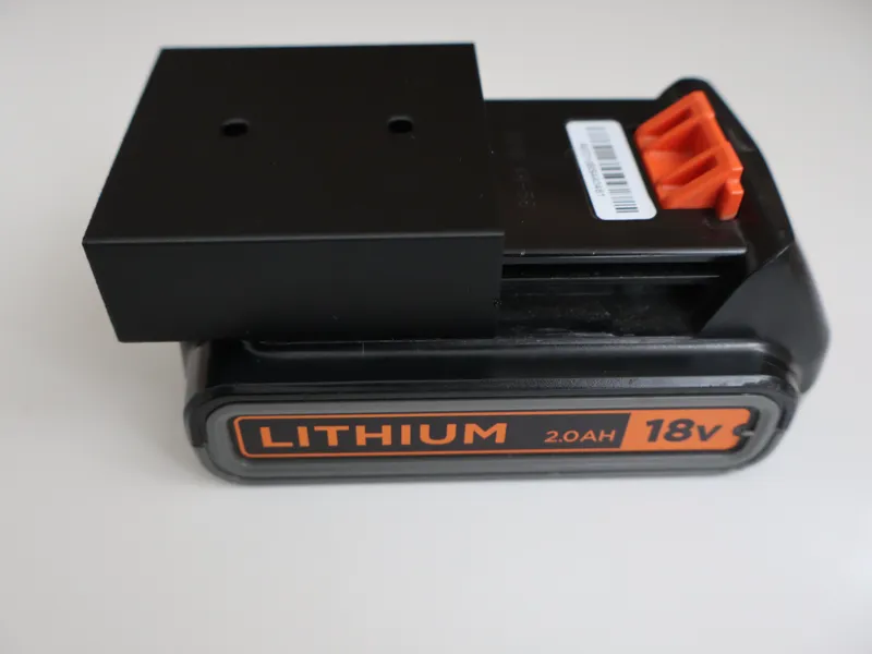 Black+Decker 18v Batterie Halterung
