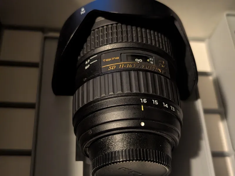 Tokina AT-X f/2.8 DX II 11-16mm Gridfinity bin 