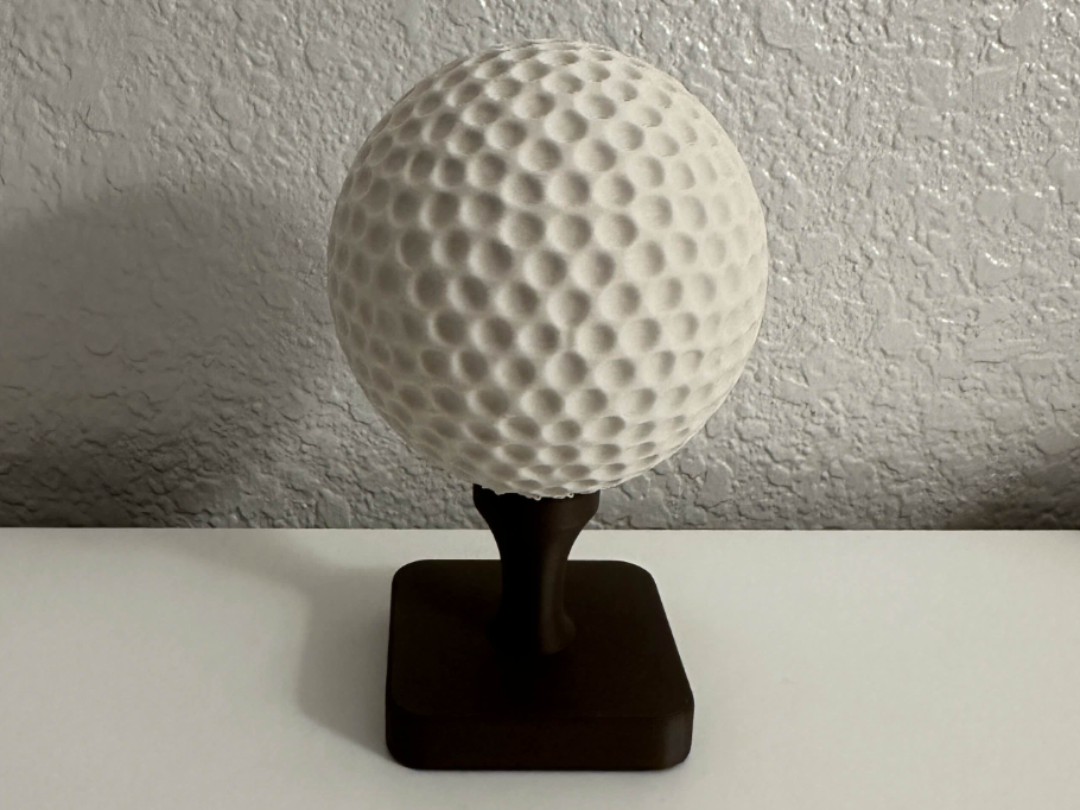 Dimpled Golf Ball Display Stand (Multi-Color)