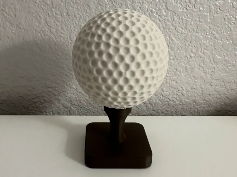 Dimpled Golf Ball Display Stand (Multi-Color)