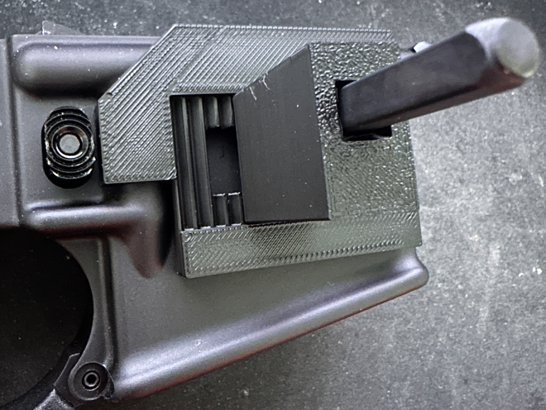 Harbor Freight 1/8" punch alignment jig for AR15