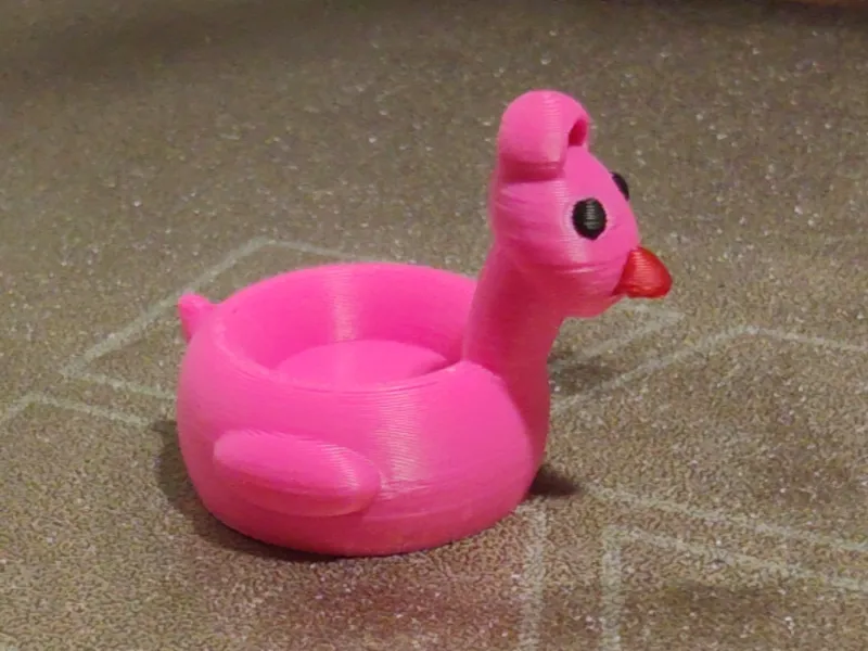 Flamingo als Schlüsselanhänger 