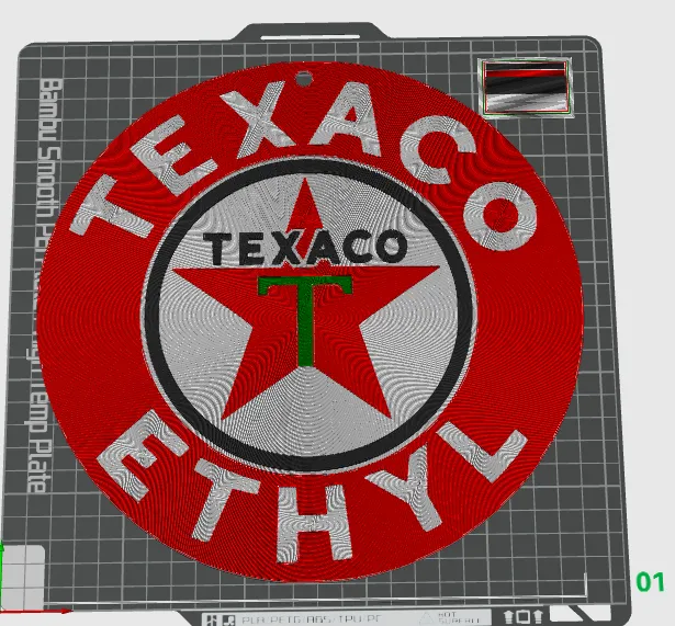 Texaco Wall Frame