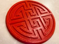 Dessous de verre porte-bonheur au motif chinois — photo 2