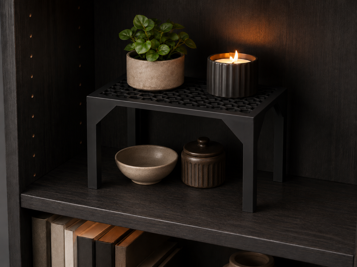 Modular Shelf Insert for IKEA Billy, Display Riser