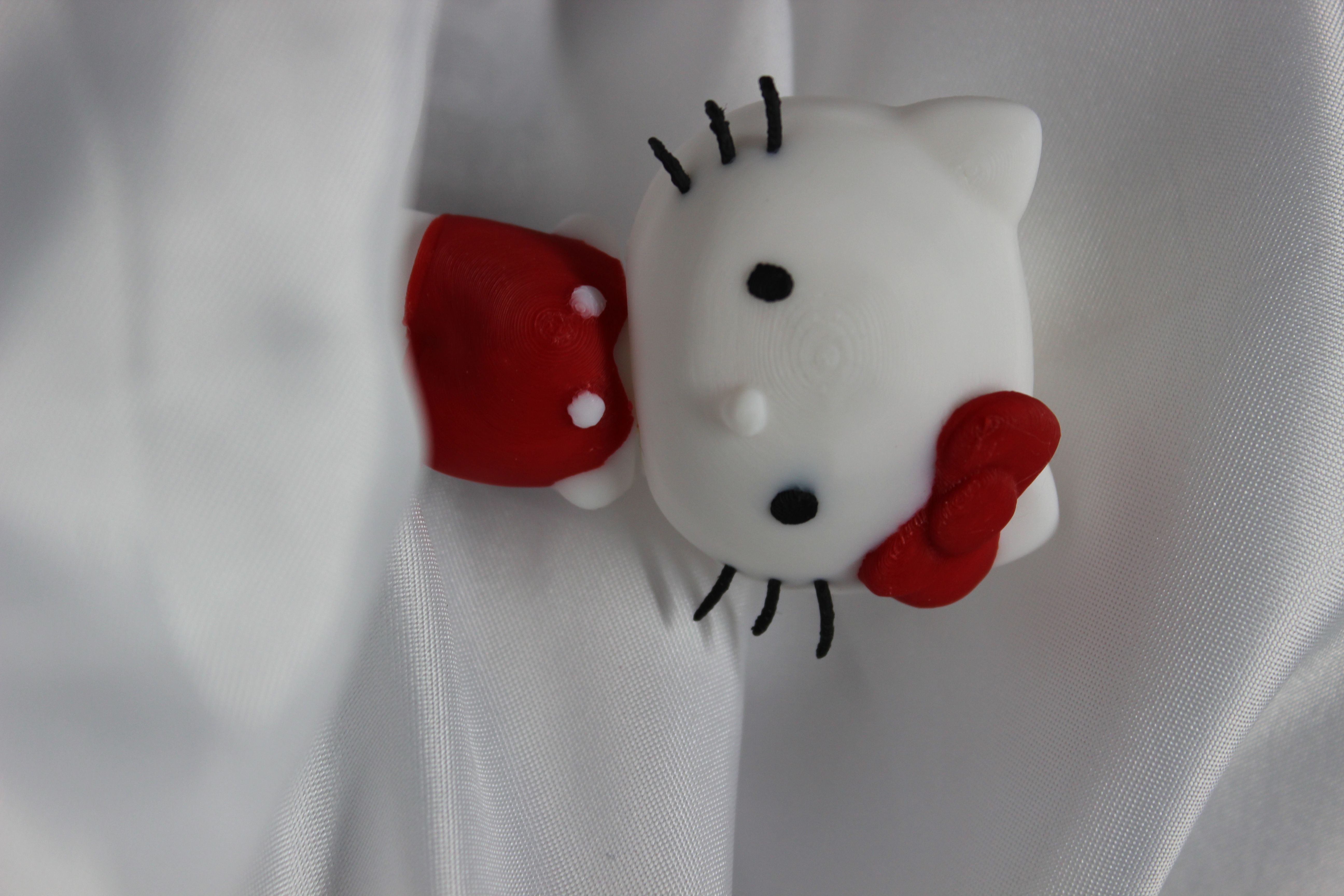 Chaveiro Hello Kitty Flexível e Não Flexível (Multicolorido)