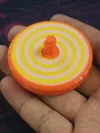 Multi-color Gyro Fidget Spinner requires AMS: only the top pattern features multi-color turbine lines, the rest is identical to the single-color version.