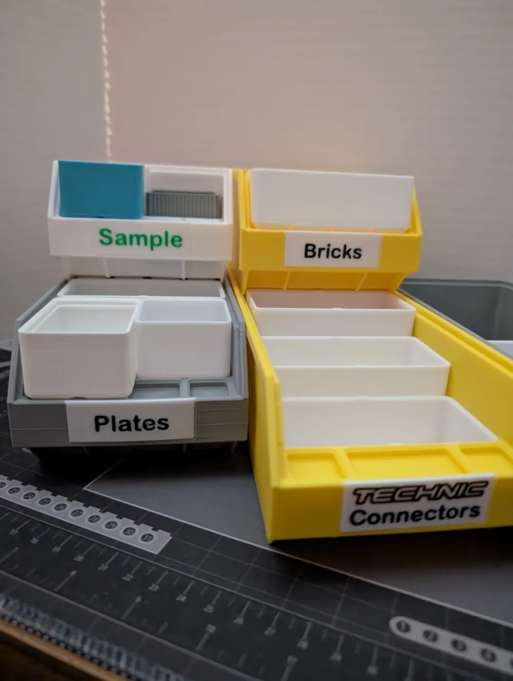 Figure Inset Labels 18mm x 50mm insert labels for bins - customizable - Free 3D Print Model ...